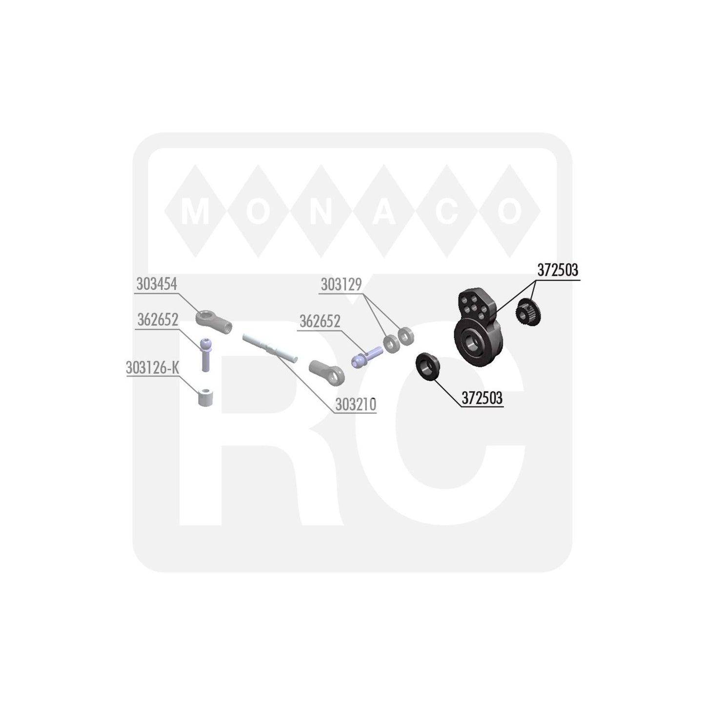 Xray Composite Servo Saver - X-Stiff - Set - V2