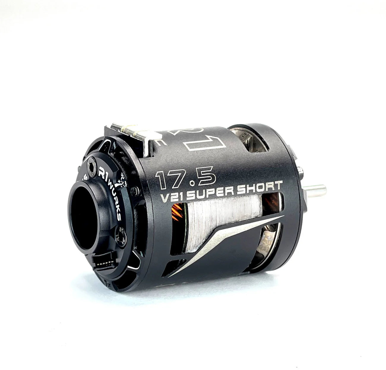 R1WURKS 17.5 V21 Super Short Motor Hand Picked Stator and Aligned Sensor