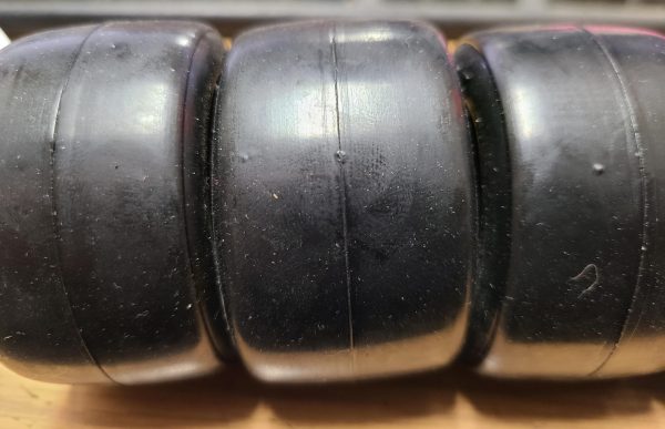 Mounted RT1 Rubber Tires on CRC F1 Wheels (4) – BLEM