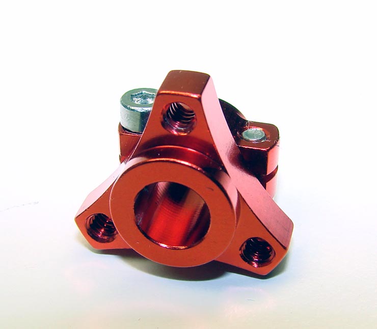 3331 – 1/12 double clamp left hub-red
