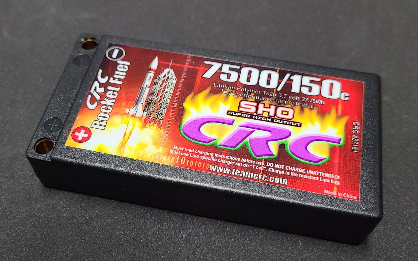 CRC 1s Rocket Fuel Battery 7500MAH Pack – 3.7v, Ultra-Low IR