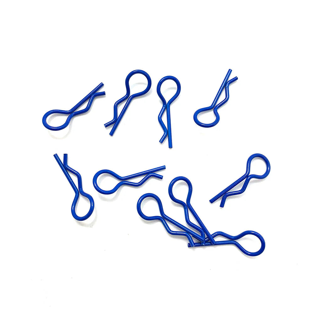 Team Zombie 1:10 Small Body Clip - Blue (10)