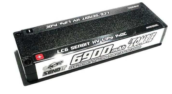 Team Zombie SENDIT 6900mAh 7.6v HV 140c LCG