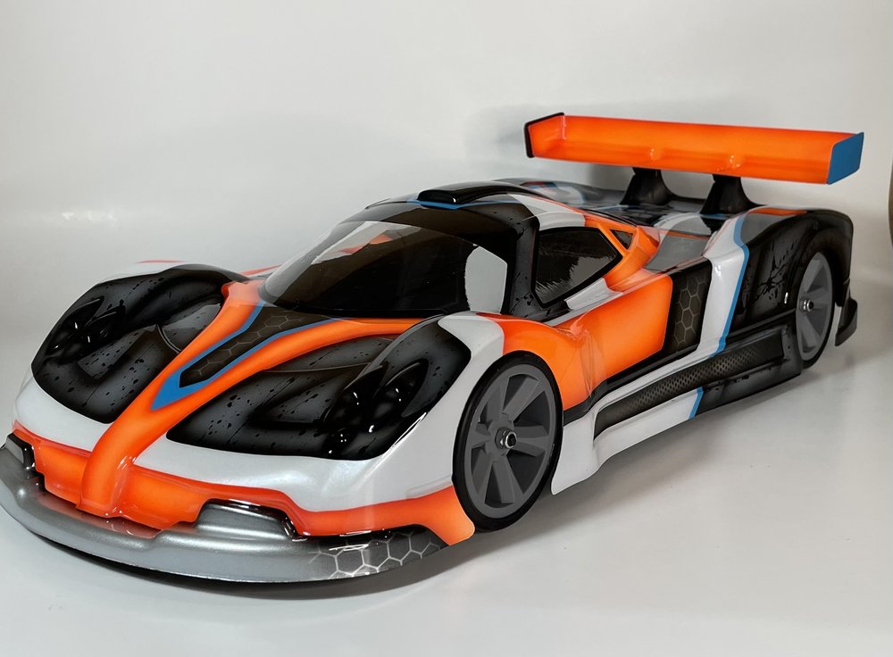 SuperRad SuperZGT 1/10 USGT Touring Car body