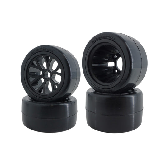 WGT-R Pre-Mount Rubber Tire Set (CM/CS)