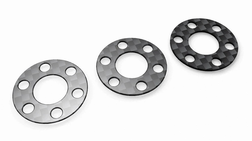 X4 1mm Graphite Spur Gear Shim