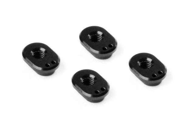 XRAY X4 ALU CASTER BUSHING FRONT 4° / REAR 1.5° – 2 DOTS
