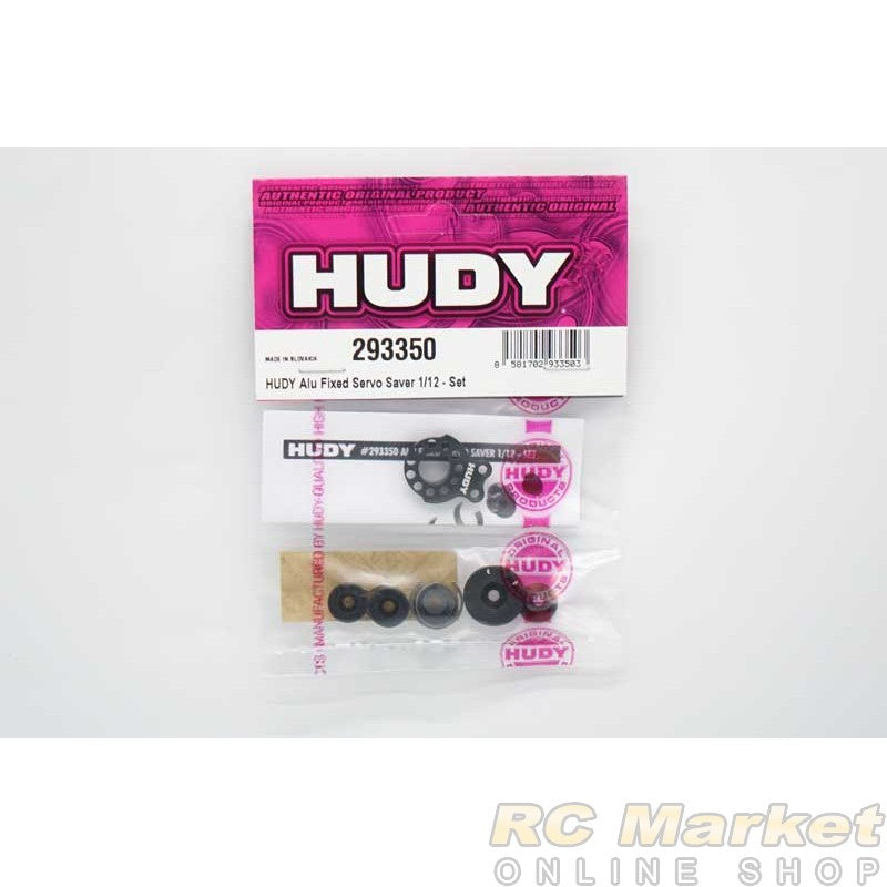 HUDY 293350 Alu Fixed Servo Saver 1/12 - Set