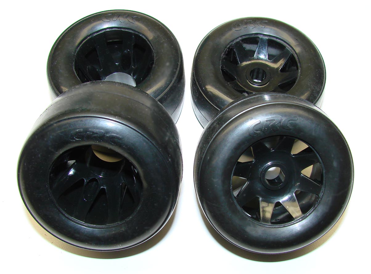 CRC Mounted WGTR Rubber Tires (4)