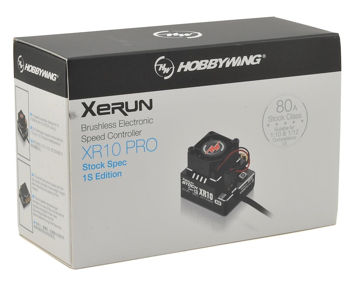 Hobbywing Xerun XR10 Pro 1S Stock Spec Sensored Brushless ESC