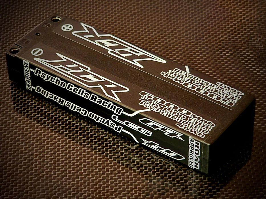 Psycho Cells Racing 6000mAh 2S 7.6V 130C Hardcase LCG LiPo