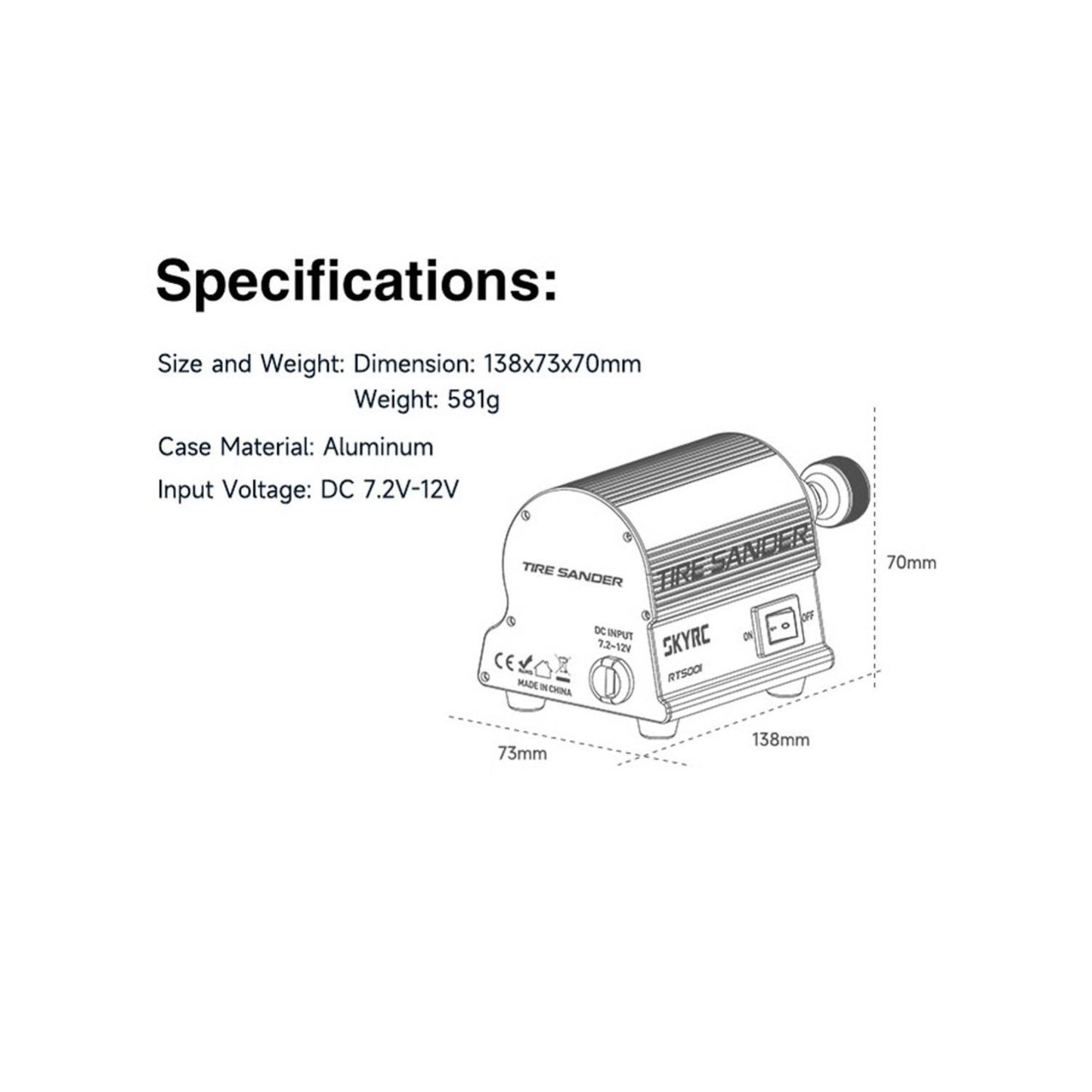SkyRC Tire Sander