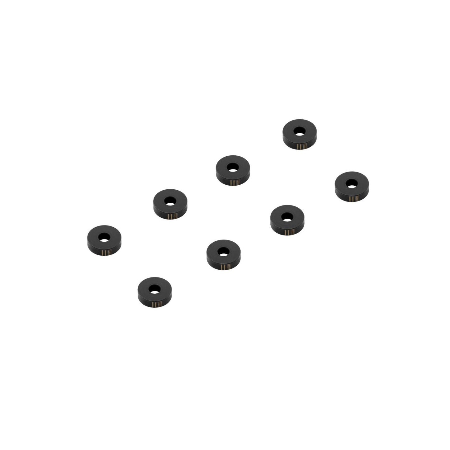 OfficinaRC Black Brass Smart Shim 3x9x2.5 mm - (8)