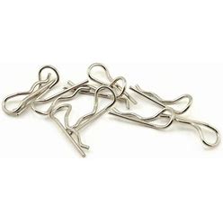 Team Zombie 1:10 Small Body Clip - Silver (10)