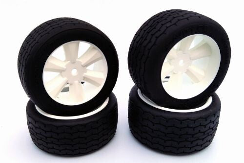 G-Spec VTA Tires (Set of 4) Pre glued, White