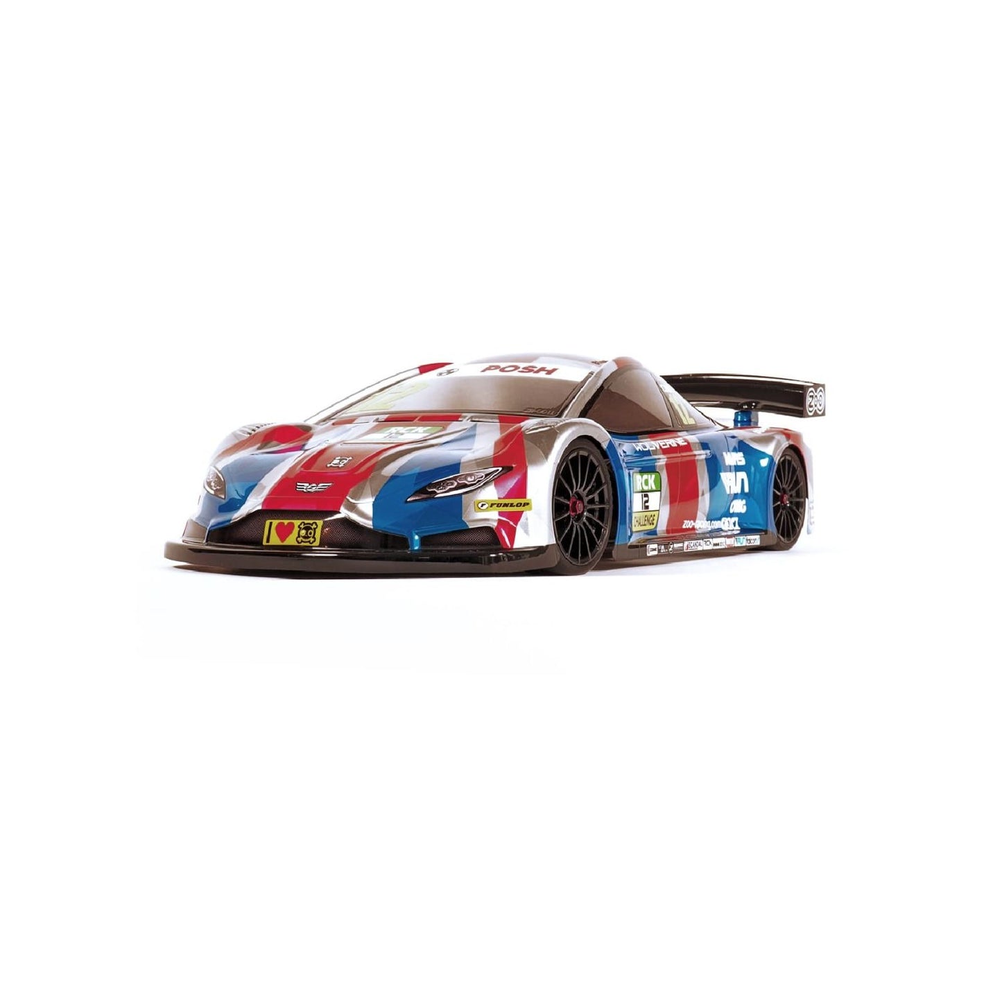 ZooRacing Wolverine MAX 1:10 Touring Car 190mm Clear Bodyshell 0.4mm Airlite