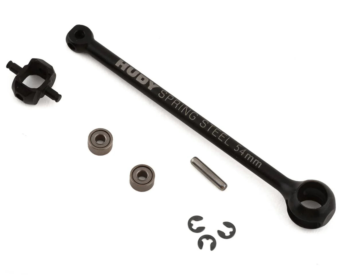 X4 CVD BB DRIVE SHAFT 54MM - HUDY SPRING STEEL - SET