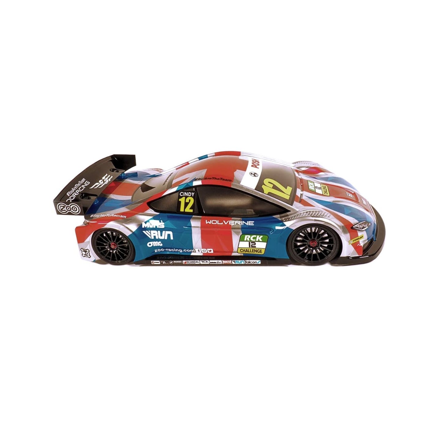 ZooRacing Wolverine MAX 1:10 Touring Car 190mm Clear Bodyshell 0.4mm Airlite